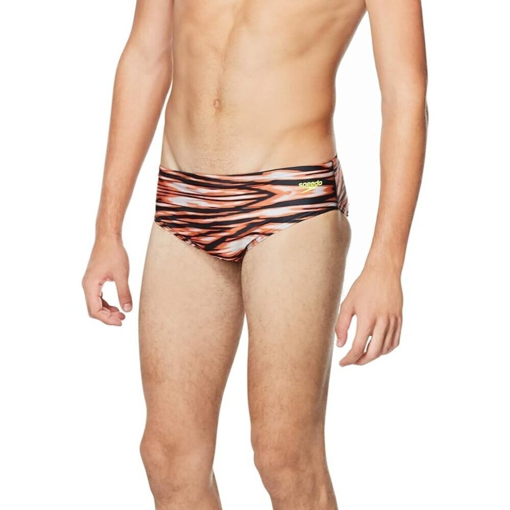 Speedo Men's Swimsuit Brief ProLT Printed Team Colors Size: M NWT